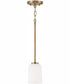 Lawson 1-Light Pendant Aged Brass