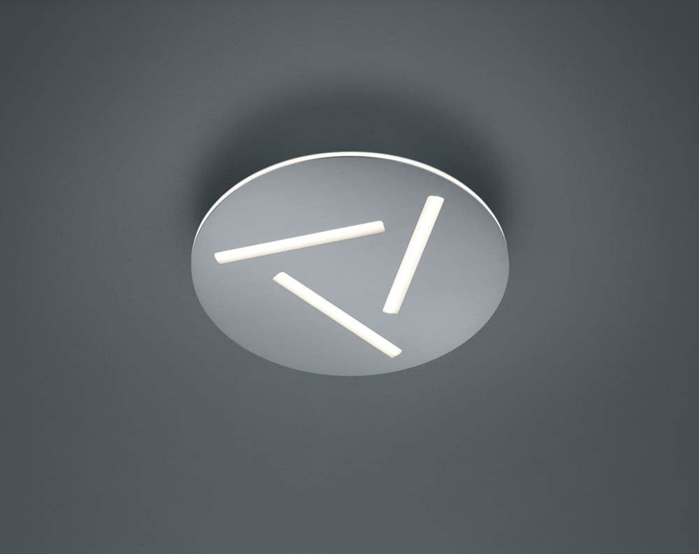 12"W Modena LED Ceiling Light Nickel-Matte