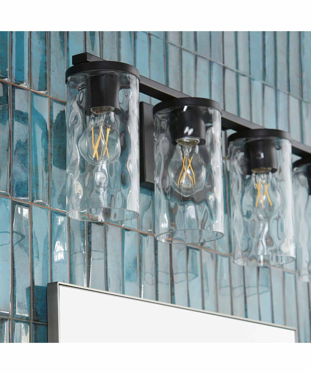 Steinway 4-light Bath Vanity Light Matte Black