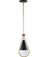 Admiral 1-Light Pendant Matte Black