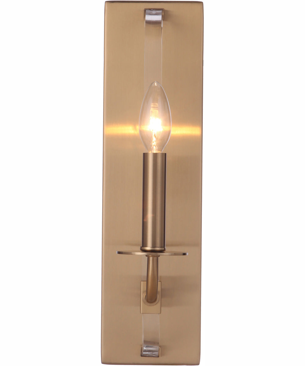 Graclyn 1-Light Wall Sconce Satin Brass