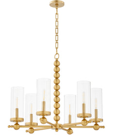 Tamara Day's Lee Boulevard 6-light Chandelier Aged Brass