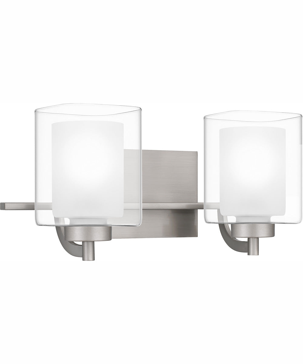 Kolt Medium 2-light Bath Light Brushed Nickel