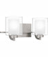 Kolt Medium 2-light Bath Light Brushed Nickel