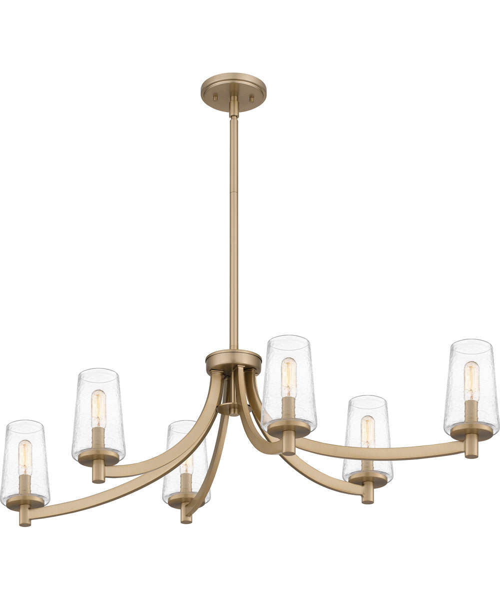 Miccio Medium 6-light Island Light Bronze Gold