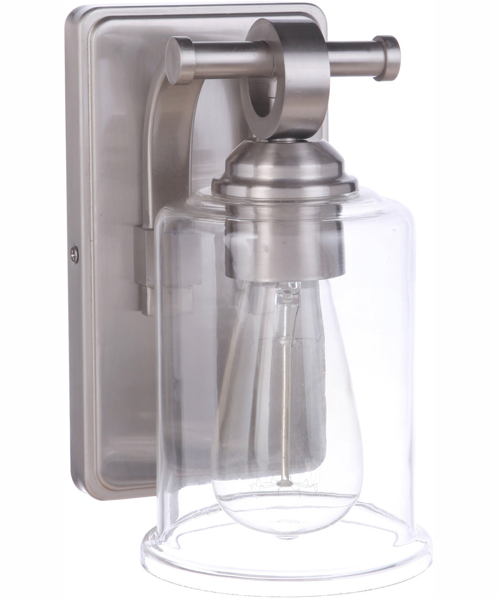 Romero 1-Light Wall Sconce Brushed Polished Nickel