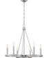 Revival 6-light Chandelier Brushed Nickel