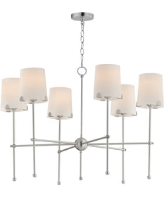 Huntington 6-Light Chandelier Satin Nickel