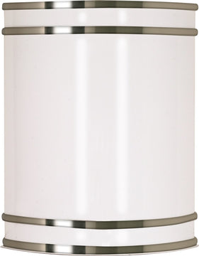 9"W Glamour 1-Light LED Vanity & Wall Brushed Nickel