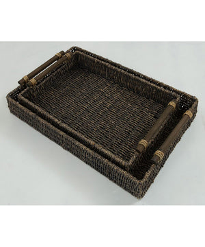 Halima Tray Set (2/CN) Antique Gray