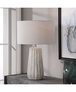 Pikes Stone-Ivory Table Lamp