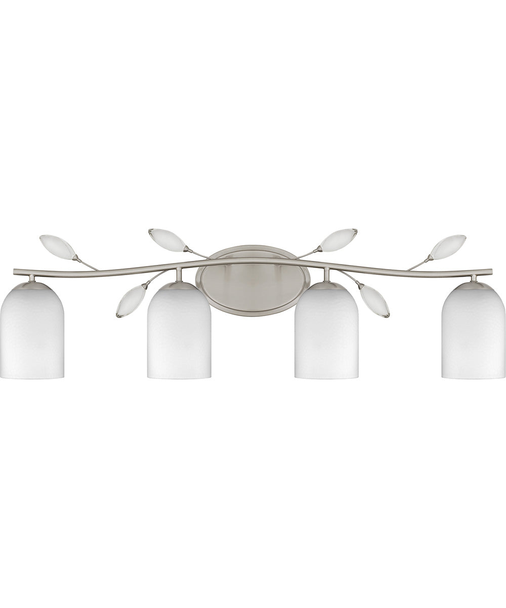 Ulysses Extra Large 4-light Bath Light Brushed Nickel