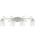 Ulysses Extra Large 4-light Bath Light Brushed Nickel