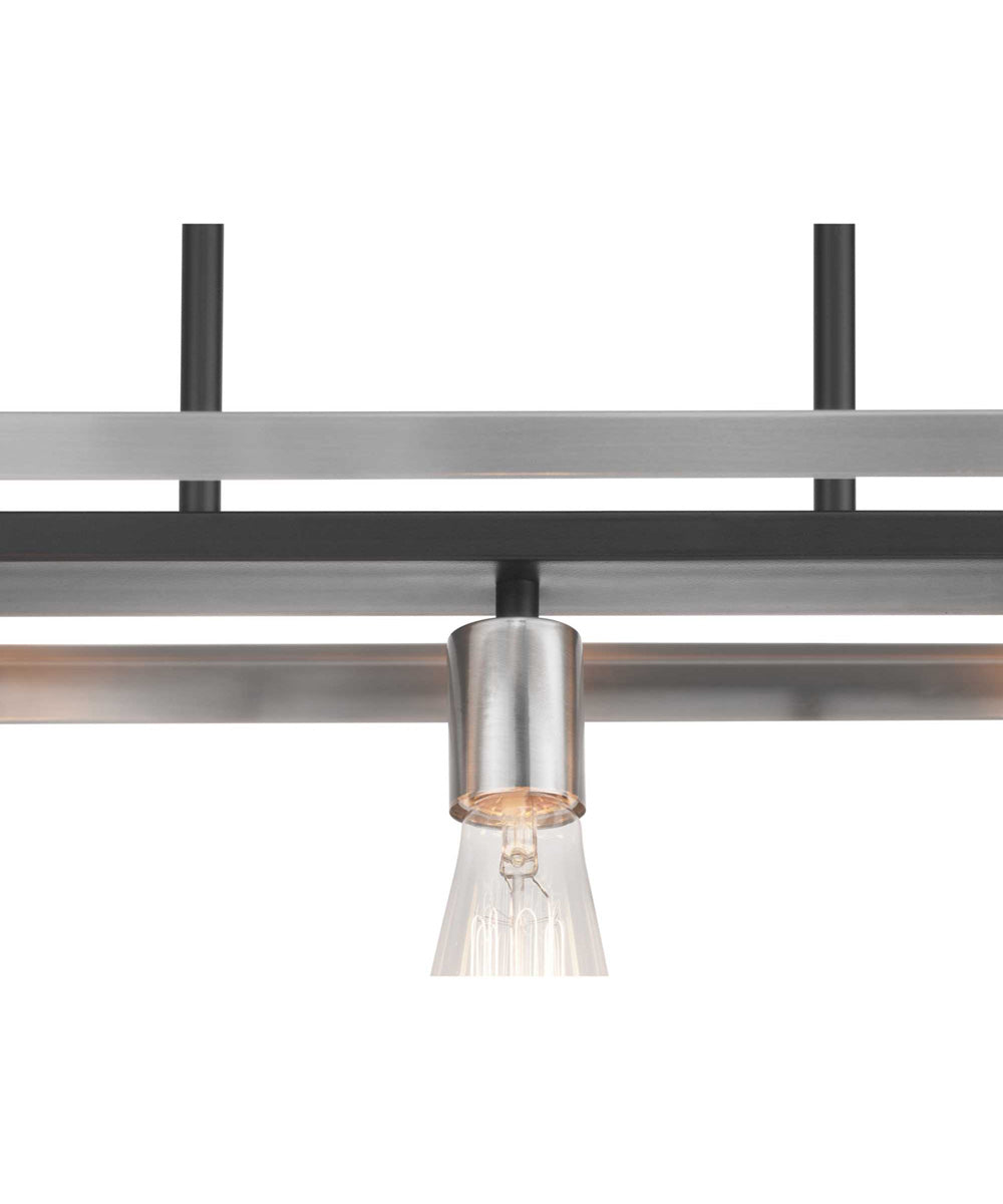 Union Square 5-Light Coastal Chandelier Light Stainless Steel