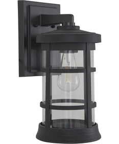 Resilience Lanterns 1-Light Outdoor Lantern Textured Black