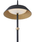 Santa Monica  LED  Floor Lamp Black / Gold