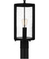 Hazel Large 1-light Outdoor Post Light  Coastal Armour Aluminum Earth Black