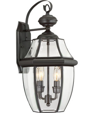 Newbury Large 2-light Outdoor Wall Light Medici Bronze