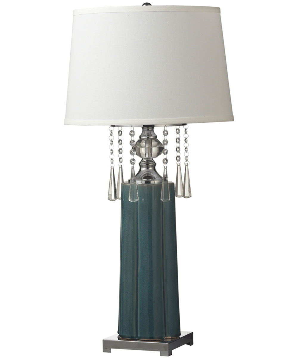 32 Inch H Tori Crystal Led Table Lamp