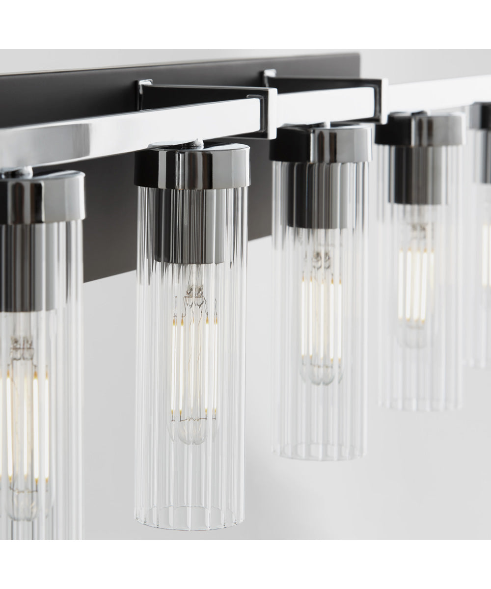 Kilbey 5-light Bath Vanity Light Matte Black