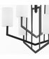 Bolivar 6-light Chandelier Matte Black