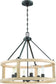 26"W Astoria 6-Light Pendant Light Cast Iron