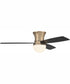52" Daybreak 1-Light Ceiling Fan Satin Brass