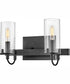 Ryden 2-Light Two Light Vanity in Black