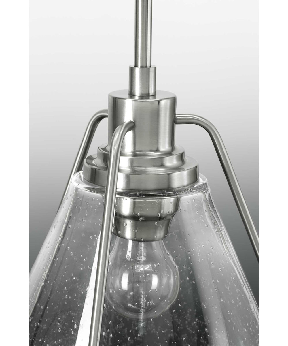 Range 1-Light Pendant Brushed Nickel