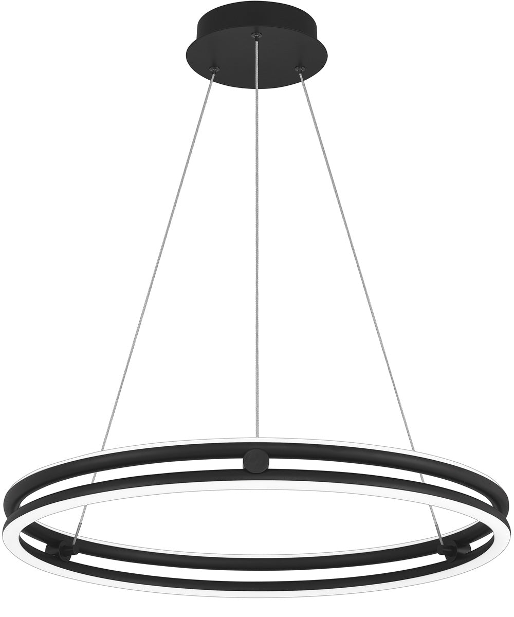 Graves  Pendant Matte Black