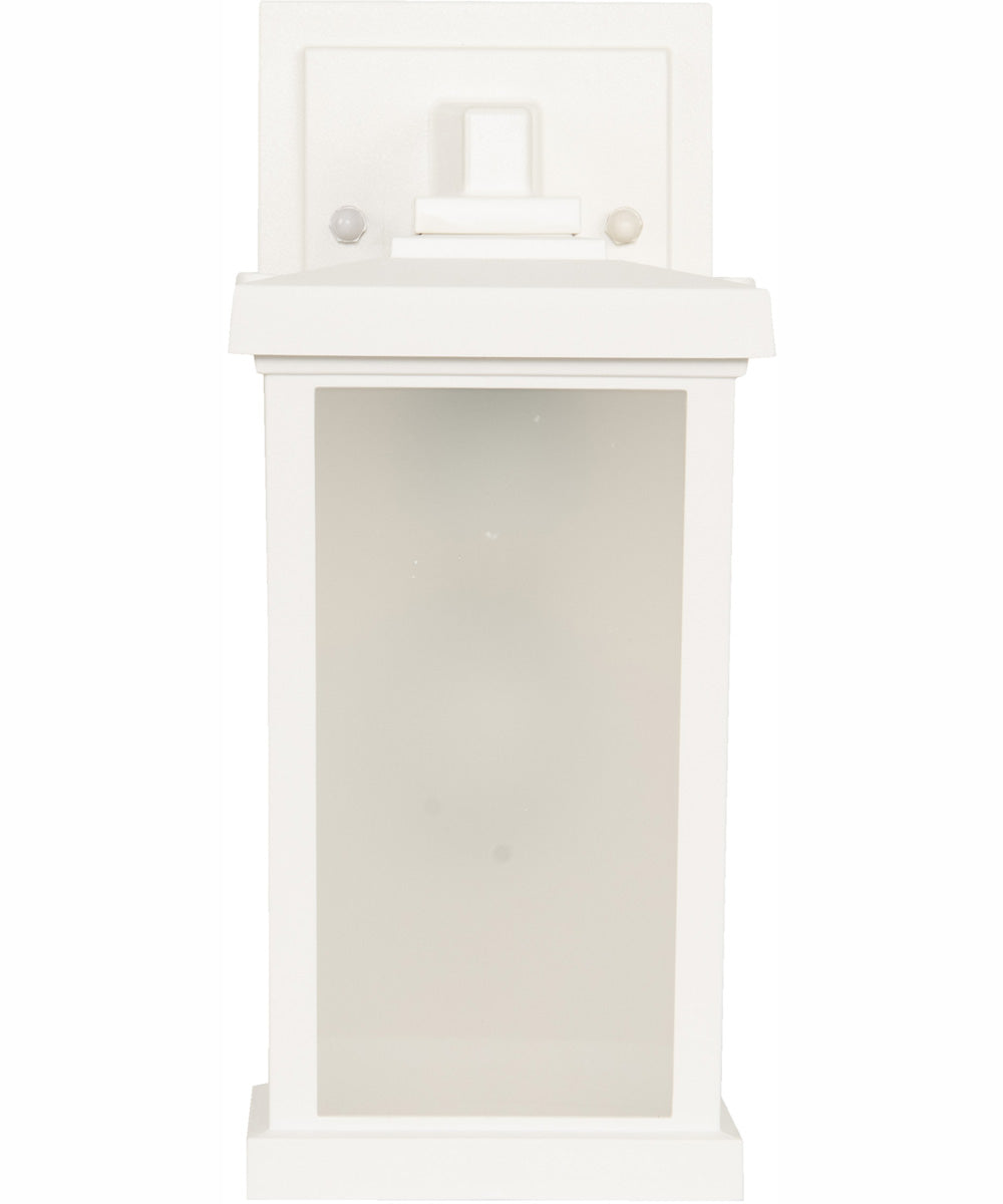 Resilience Lanterns 1-Light Outdoor Wall Lantern Matte White