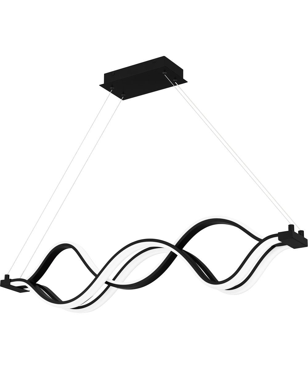 Bleecker  Island Light Matte Black