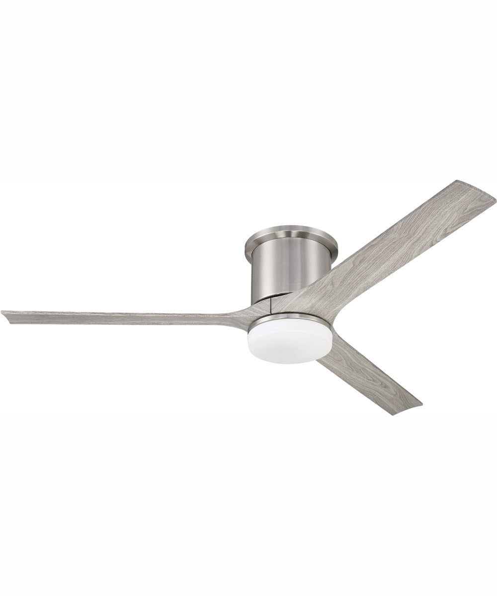 60" Burke 1-Light Ceiling Fan Brushed Polished Nickel