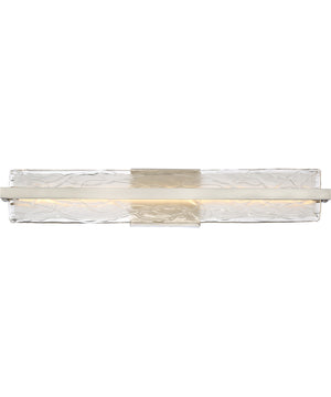Glacial  Bath Light Brushed Nickel