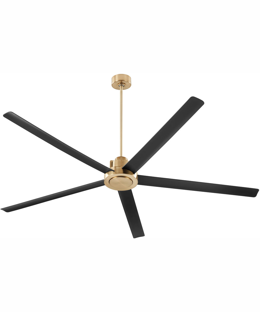 80" Revel Ceiling Fan Aged Brass