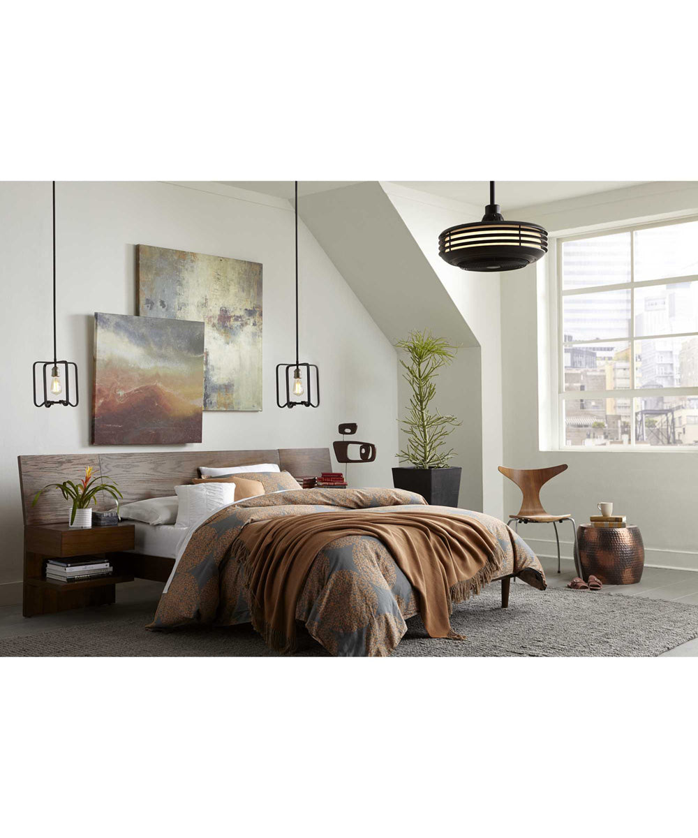 Foster 1-Light Farmhouse Mini-Pendant Light Gilded Iron