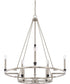 Tux 8-Light Chandelier In Black Tie