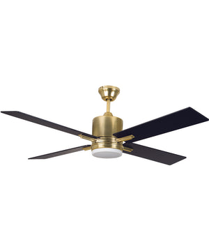 Teana w/Remote 1-Light LED Ceiling Fan (Blades Included) Satin Brass