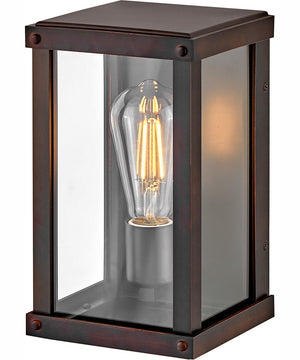 Beckham 1-Light Extra Small Wall Mount Lantern in Blackened Copper