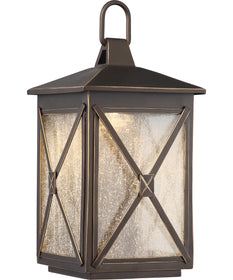 13"H Roxton 1-Light Outdoor Umber Bay