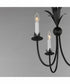 Paloma 3-Light Chandelier Anthracite