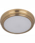 X66 1-Light LED Flushmount Satin Brass
