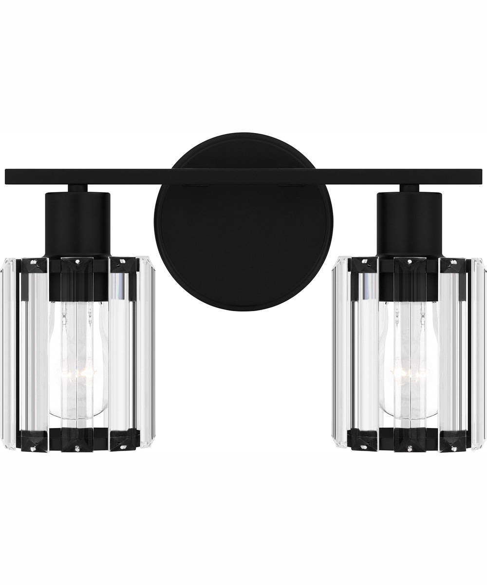 Isla Medium 2-light Bath Light Matte Black