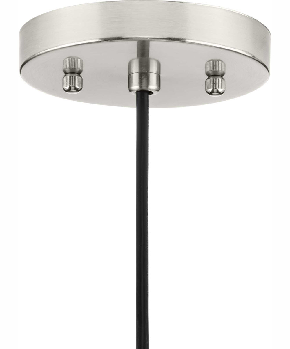 Hinton 1-Light Modern Farmhouse Pendant Brushed Nickel