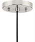 Hinton 1-Light Modern Farmhouse Pendant Brushed Nickel