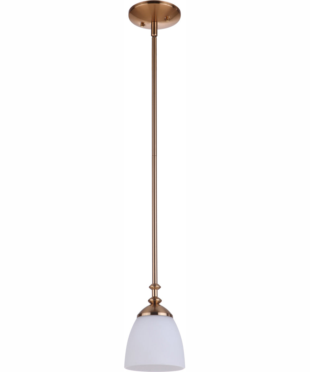 Marlowe 1-Light Mini Pendant Satin Brass