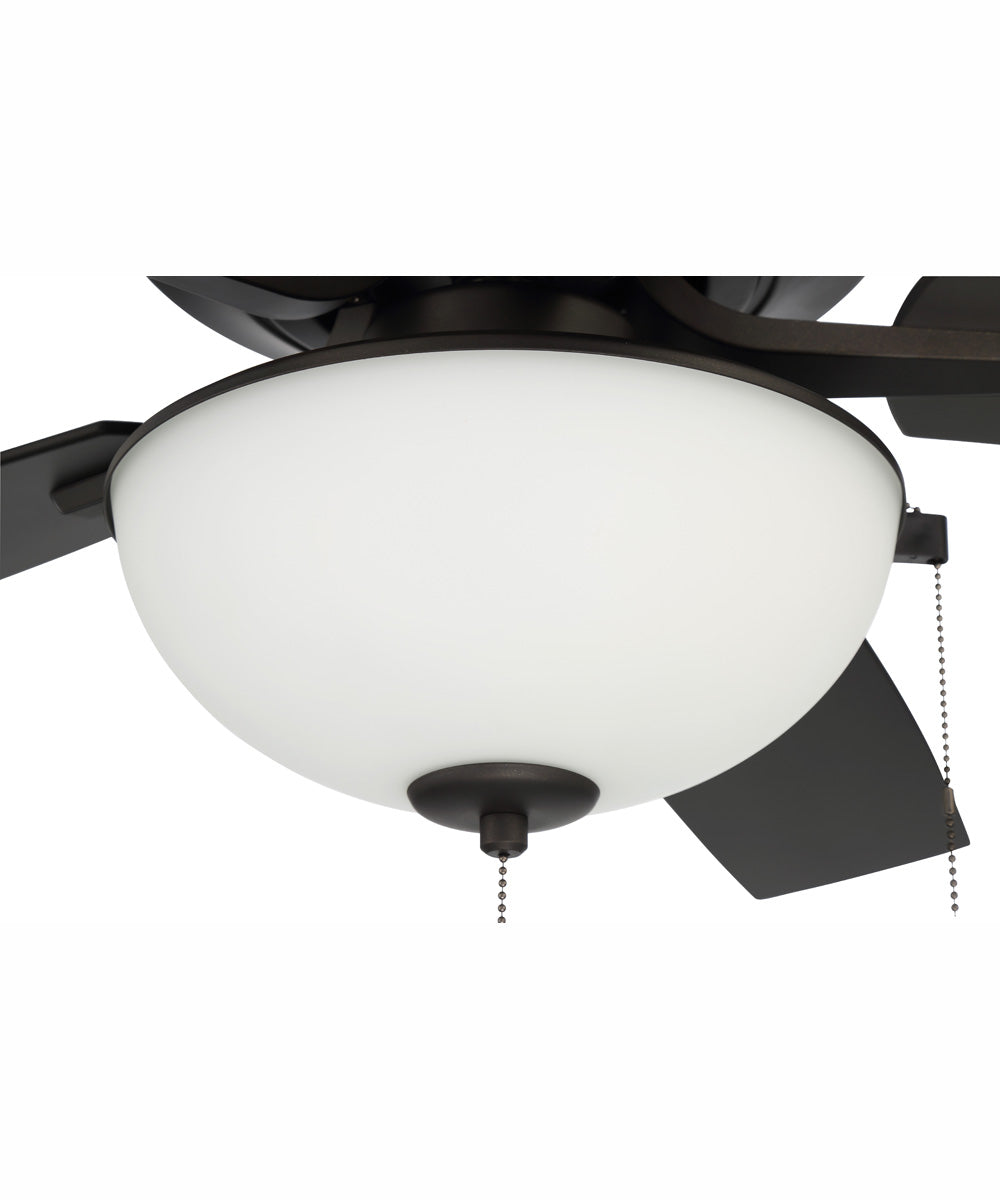 52" Outdoor Pro Plus 211 White 2-Light Indoor/Outdoor Ceiling Fan Espresso