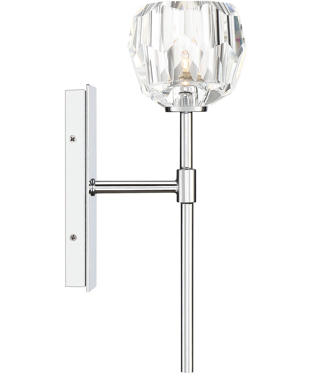 Regalia Small 1-light Wall Sconce Polished Chrome