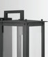 Hunt 1-Light Outdoor Wall Mount Rain or Shine - Black with Clear Glass