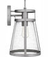 Barber Large 1-light Outdoor Wall Light Antique Coastal Armour Aluminum Brushed Aluminum